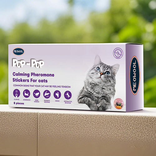 MeowoolT POP-POP Calming Pheromone Stickers For Cats cat calming pheromone patch product image